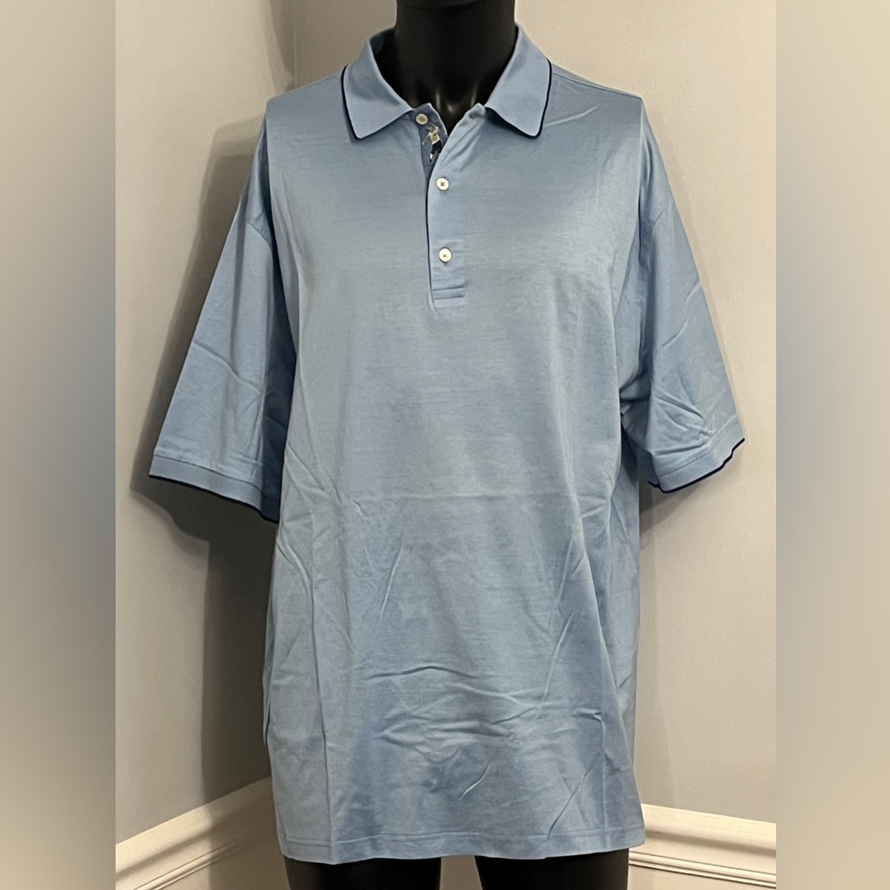 Bobby Jones Collection Golf Polo Shirt Size XXL 100% Cotton made in Turkey